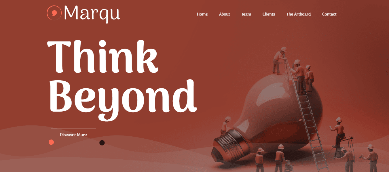 Mohsin Imran - Full Stack Laravel and Next.js Developer case study screenshot for Marqu - SEO-Optimized WordPress Website